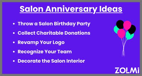 one year salon anniversary ideas|The 31 Best 1.